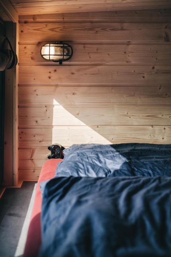 Idyllisches Tiny House Mit Sauna Löbau Exterior foto